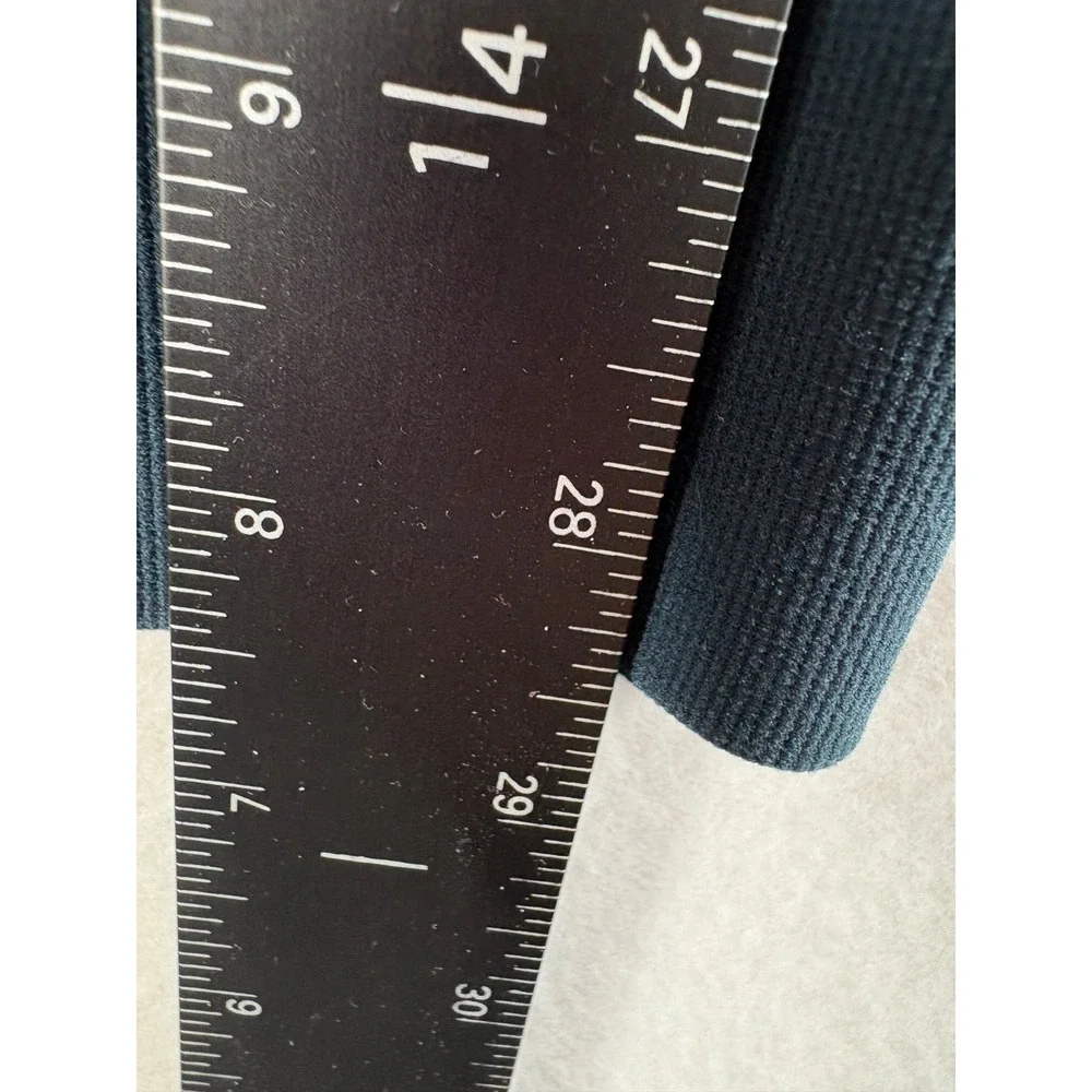 Mens Jogger Pants 32x28.5 Blue Stretch Tapered Leg Athleisure Jogging Running